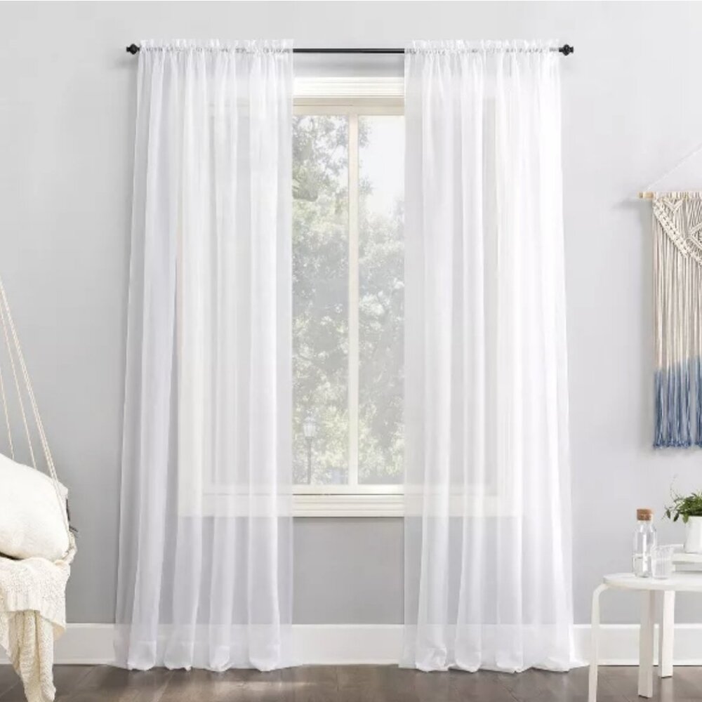 Emily Sheer Voile Curtain Panels